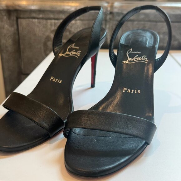 Christian Louboutin O Marylin 85 Leather Sandals - Picture 3 of 10